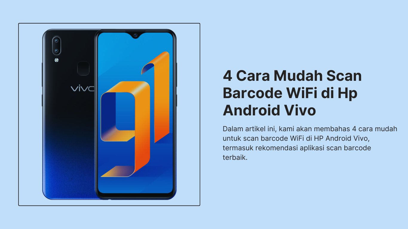 banner cara scan barcode wifi di hp vivo