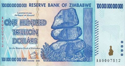 Dólar zimbabuano