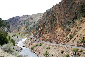 48 No Interstate back roads cross country coast-to-coast road trip Amtrack tracks Colorado River California Zephyr
