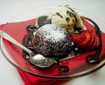 Sweet Chocolate Lava Cupcakes 