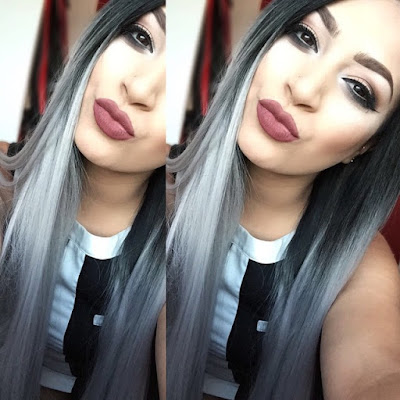 grey ombre hair