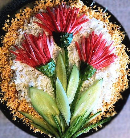 salad arrangement