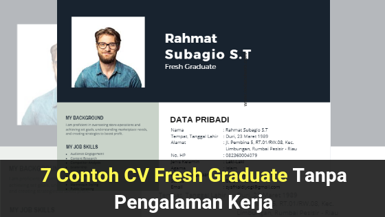 7 Contoh Cv Fresh Graduate Tanpa Pengalaman Kerja Redaksiweb