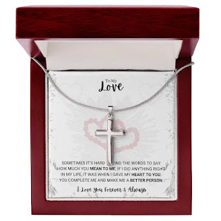 Forever & Always Cross Necklace for man