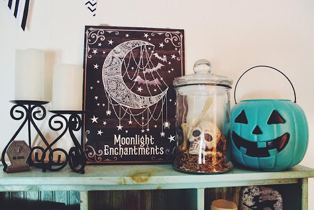 goth decor, dark decor, Halloween decor, whimspookal