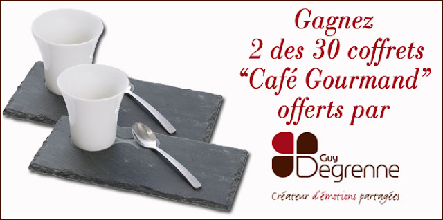 30 lots de 2 coffrets Café Gourmand Guy Degrenne