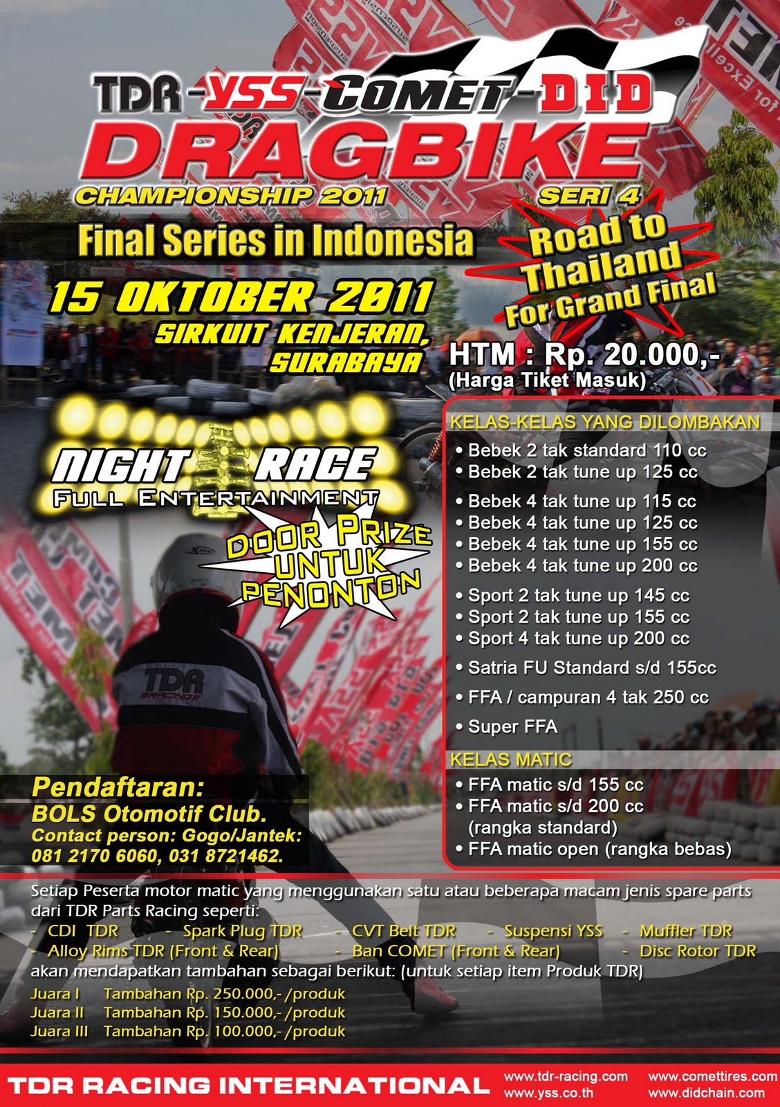 DRAG RACING TEAM DRAG BIKE EVENT Oktober 2011