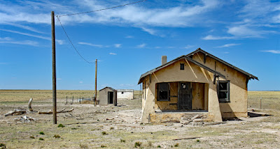 abandoned homestead Roosevelt County New Mexico