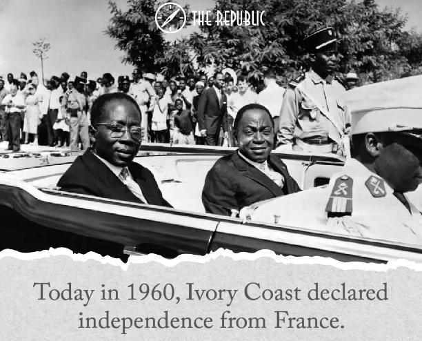 Today in History: Ivory Coast proclaimed its independence from France