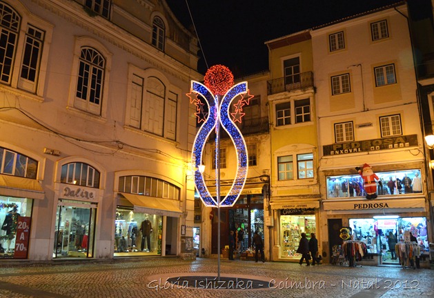 Glória Ishizaka - Coimbra - Natal 2012 - 5 - Largo do Poço