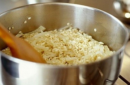 Arroz con cebolla