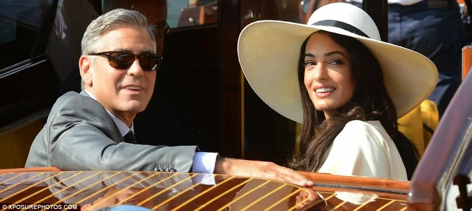 Amal Alamuddin wears a sophisticated Stella McCartney look for civil ceremony in Venice