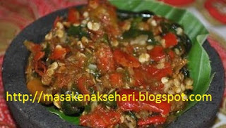 resep sambal terong bakar teri