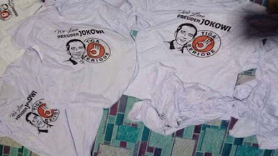 Wacana itu Muncul Lagi, Kaos “We Love Presiden Jokowi Tiga Periode” Disebar di Ende