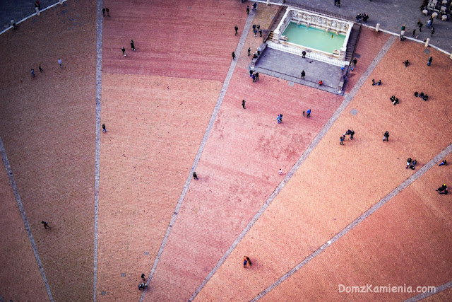 La piazza del Campo dall'alto