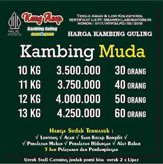 Harga Kambing Guling