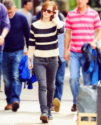 emma watson street style casual