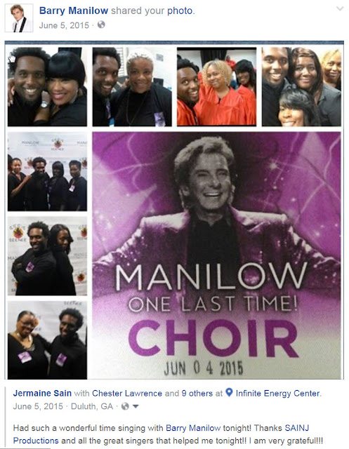 Barry Manilow with Jermaine Sain and Company