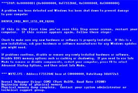 laptop blue screen terus