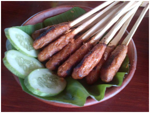 Makananan Khas Indonesia Sate khas lombok