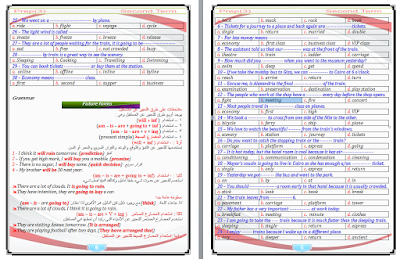 المذكرة التحفة والشاملة في شرح الترم الثاني إنجليزي وورد الصف الثالث الاعدادي 2018