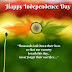 Happy Independence Day Wishes To All My Visitors 