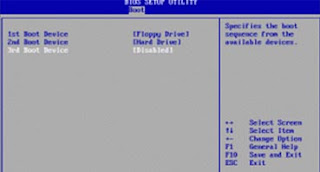 Cara Setting System Konfigurasi BIOS 