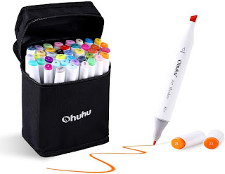 Ohuhu-40-Color-Alcohol-Marker-Dual-Tips