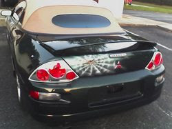 Mitsubishi_512TR_Black_Spiderman_Airbrush_Rear