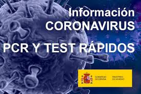 TEST PCR Y PRUEBAS RÁPIDAS PARA DETECTAR CORONAVIRUS  