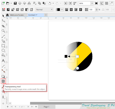 fungsi Transparency tool coreldraw