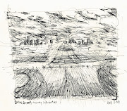 Dallas Airport runway. About my fastest drawing ever (but i spent a few . (airportrunway )