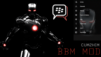 BBM Mod Versi Iron Man Terbaru