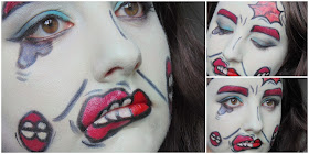 Halloween Makeup Look: Pop Art Zombie