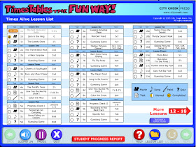 A review of the Times Alive online lessons for learning multiplication facts in a fun way.
