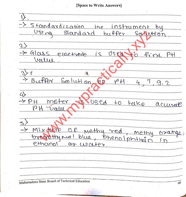 Determination of PH value Basic science chemistry practical answers - mypractically