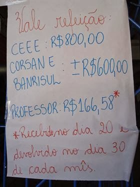 Só nossa luta pode mudar esse cartaz!