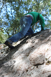 Boulder en la Dehesa de Candelario Sierra de Bejar