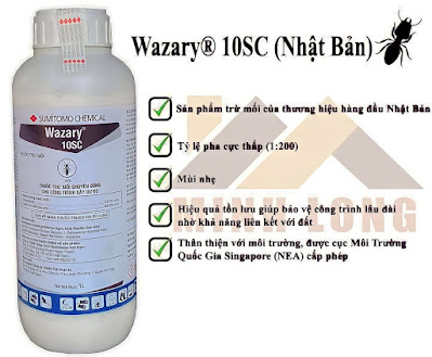 Thuốc diệt mối Wazary 10SC