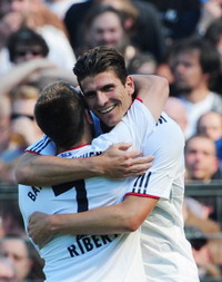 Mario Gomez, St.Pauli - Bayern München