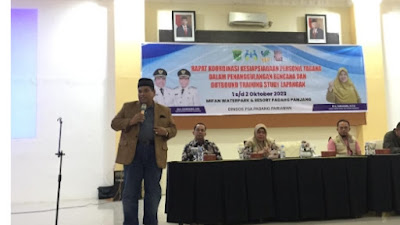 Dinsos P3A Padang Pariaman Gelar Rapat Koordinasi dan Outbond Training Bagi Tenaga TKSK dan TAGANA