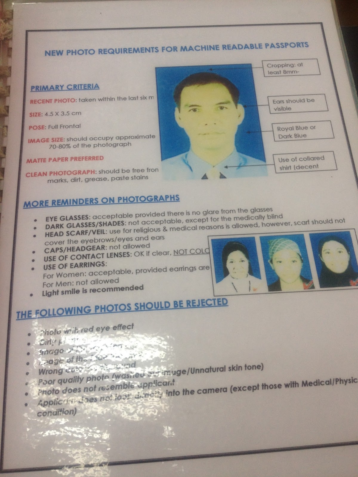 Part 4: Specifikasi gambar passport untuk visa US ...