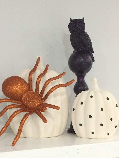 How to Create a Spooky Halloween Mantel on a budget.