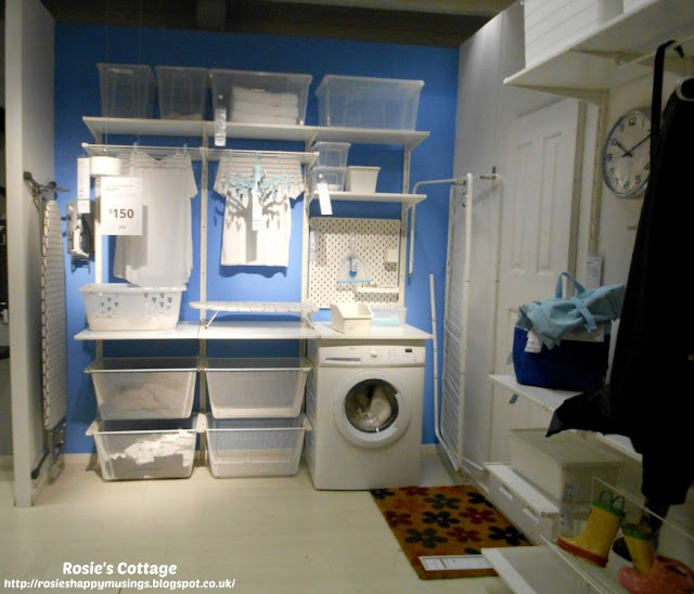 Rosie's Ikea visit part two: I so wish I had a laundry room...
