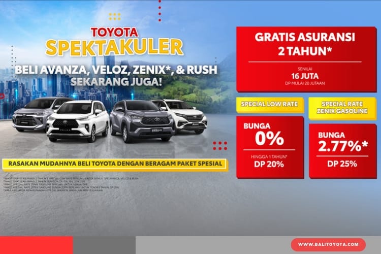 Promo Toyota Bali