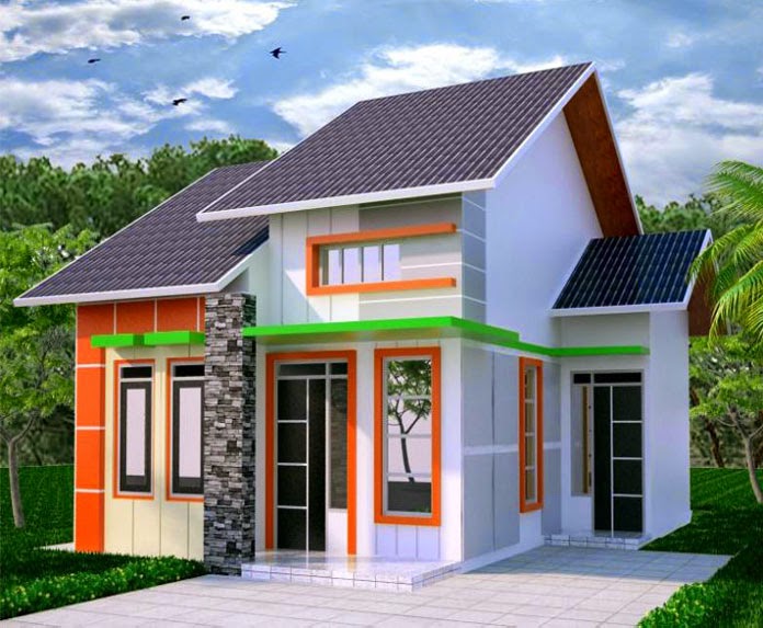 14 Gambar Rumah  Sederhana  Dan Denah 5x6  Meter 