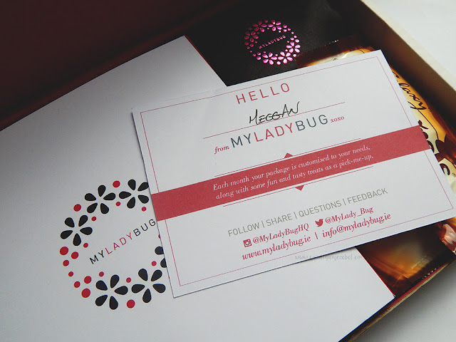 Inside of myladybug subscription box