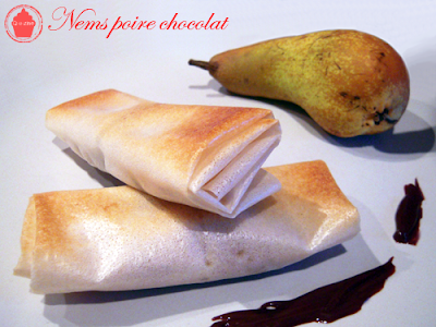 nems poires chocolat