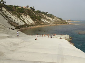 la scogliera di scala dei turchi