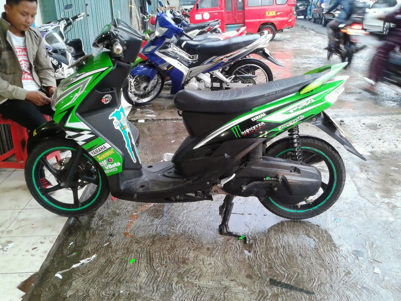 Gambar Cutting Sticker Motor Mio Soul Modif Sticker